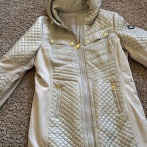 Michael Kors car coat champagne color size L